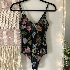 Floral Mesh Bodysuit